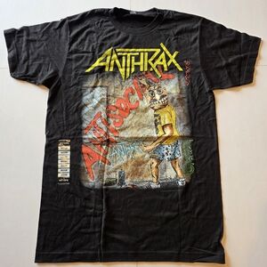 Hot Topic Black Anthrax Graphic Tee